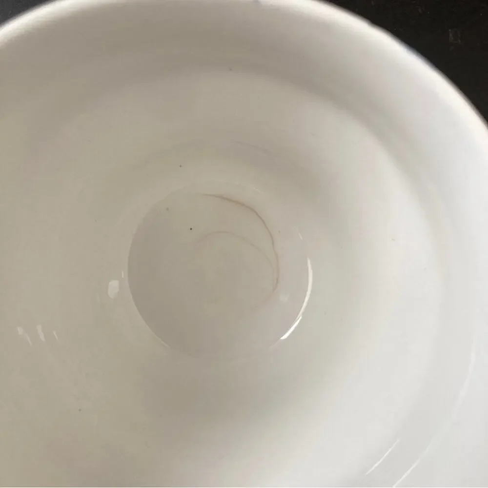 Staffordshire England Liberty Blue Tea Cups Colonial Set of Three